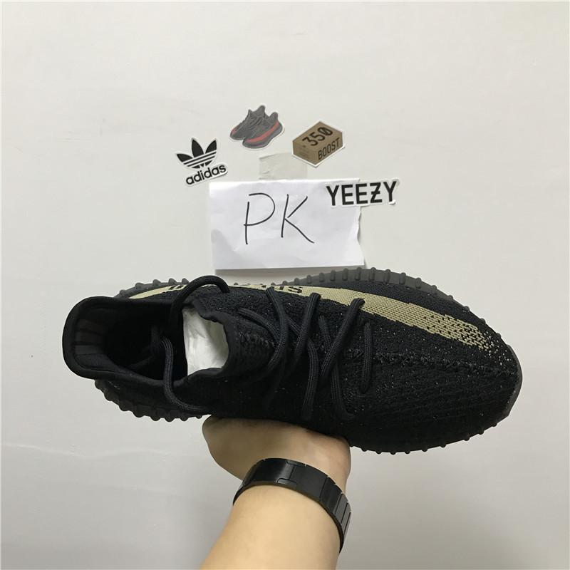 ADIDAS FACTORY MATERAILS YEEZY 350 V2 Black Green BY9611 PK EXCLUSIVE LIMITED （shipped based on euro size)